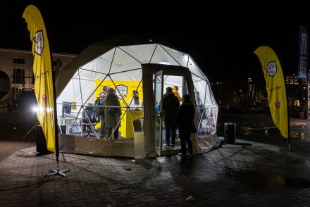 Strefa Kibica w wiślańskim amfiteatrze